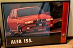 Alfa 155 - Groot formaat poster in lijst, Ophalen, Gebruikt, Met lijst, Deurposter of groter