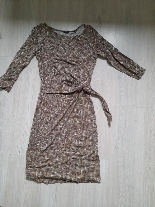 Esprit jurk maat 38 bruin beige, Kleding | Dames, Jurken, Zo goed als nieuw, Maat 38/40 (M), Beige, Knielengte, Ophalen of Verzenden