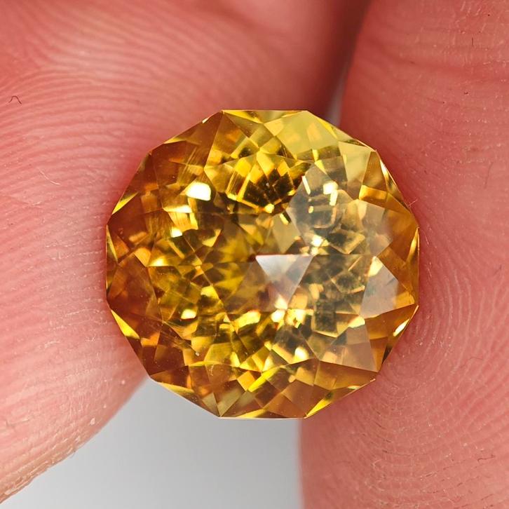 Limoen kwarts 6.79 karaat - Edelstenen, Sieraden, Tassen en Uiterlijk, Edelstenen, Nieuw, Ophalen of Verzenden