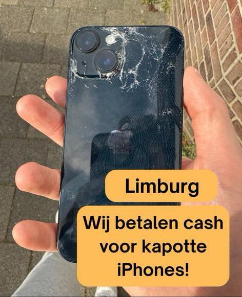 Cash voor Kapotte/Gebruikte iPhones!, Telecommunicatie, Mobiele telefoons | Toebehoren en Onderdelen, Gebruikt, Apple iPhone, Overige typen