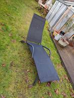 Tuinligstoel - Verstelbaar en comfortabel, Ophalen of Verzenden, Gebruikt, Metaal, Verstelbaar