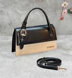 Elegante Jacquemus Handtas - Zwart & Beige, Ophalen of Verzenden, Zo goed als nieuw, Zwart, Handtas