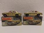 2x Matchbox #55 Ford Taunus Cortina groen 3INCH, Ophalen of Verzenden, Zo goed als nieuw, Auto