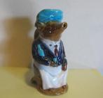 Antieke Franse kruik barbotine aardewerk: varken als waard, Antiek en Kunst, Antiek | Keramiek en Aardewerk, Verzenden