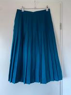 Vintage plooirok met verlaagde taille, Kleding | Dames, Rokken, Blauw, Ophalen of Verzenden, Zo goed als nieuw, Vintage