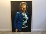 Groot schilderij van Mick Jagger  137 x 212 cm, Antiek en Kunst, Kunst | Schilderijen | Klassiek, Ophalen
