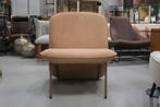 2 x prachtige luxe fauteuil CLIP Jess design metaal & leer, Ophalen, 75 tot 100 cm, Zo goed als nieuw, Metaal