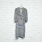Vintage Jurk Maat 46 Zwart Wit Retro Tulpen Print Maxi, Kleding | Dames, Modell, Maat 46/48 (XL) of groter, Vintage, Gedragen