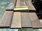 Hardhout-Azobe–planken–vlonderplanken-damwand-42x195mm, Ophalen, Planken, Nieuw, Hardhout