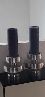 2 grote BOB kandelaars, Huis en Inrichting, Woonaccessoires | Kandelaars en Kaarsen, Ophalen of Verzenden, Zo goed als nieuw, Metaal