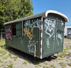 Mooie grote metalen schaftwagen/atelier/tinyhouse, Doe-het-zelf en Verbouw, Bouwketen en Schaftketen, Ophalen, Gebruikt, ?, ?
