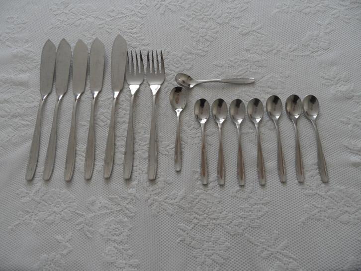 sola elite parelrand (perle romantica) bestekaanvulling, Antiek en Kunst, Antiek | Bestek, Ophalen of Verzenden