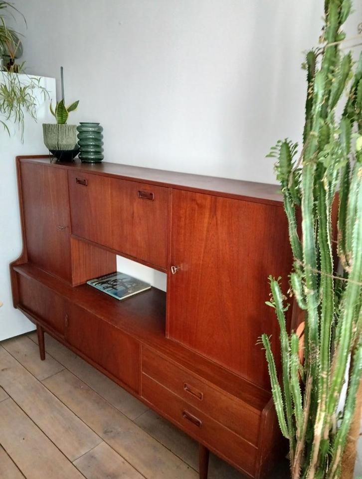 Retro/vintage Topform dressoir highboard, Huis en Inrichting, Kasten | Dressoirs, Zo goed als nieuw, 25 tot 50 cm, Ophalen