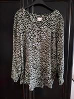 Vila Blouse XL Groen Zwart Panterprint, Kleding | Dames, Ophalen of Verzenden, Zo goed als nieuw, Maat 46/48 (XL) of groter, Groen