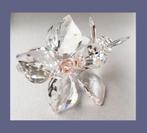 Swarovski Honingbij op hibiscus bloem + doos en certificaat., Ophalen of Verzenden, Zo goed als nieuw, Figuurtje