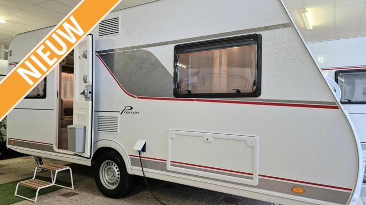 Bürstner Premio 455 TS NIEUW 2025, Caravans en Kamperen, Caravans, Bedrijf, tot en met 4, 1000 - 1250 kg, Rondzit, Bürstner, Lengtebed