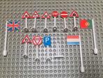 Vintage lego verkeersborden 9x en 3x vlag, Ophalen of Verzenden, Gebruikt