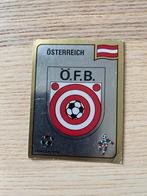 Panini wk 90 embleem Oostenrijk #57, Verzamelen, Sportartikelen en Voetbal, Verzenden, Zo goed als nieuw, Buitenlandse clubs, Poster, Plaatje of Sticker