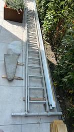 Ladder 2x16 uitgeschoven ca 7 meter, Doe-het-zelf en Verbouw, Ladders en Trappen, Ophalen, Gebruikt, Opvouwbaar of Inschuifbaar