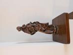 Madonna met kind, steen/gips beeld., Antiek en Kunst, Antiek | Religie, Ophalen