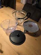 Theepot Set – Bodum Theepot + Kunststof Filter + RVS Rechaud, Ophalen of Verzenden, Zo goed als nieuw
