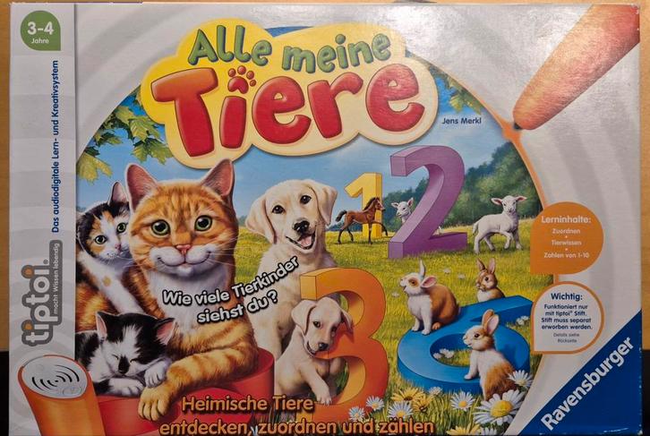 Tiptoi dieren ontdekken, Kinderen en Baby's, Speelgoed | Educatief en Creatief, Zo goed als nieuw, Ontdekken, Ophalen