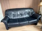 leren 3-zits bank, Ophalen, Gebruikt, Driepersoons, Rechte bank