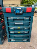 Bosch blauw L-boxx / I-Rack + Opbergdoos en/of lades, Ophalen, Zo goed als nieuw
