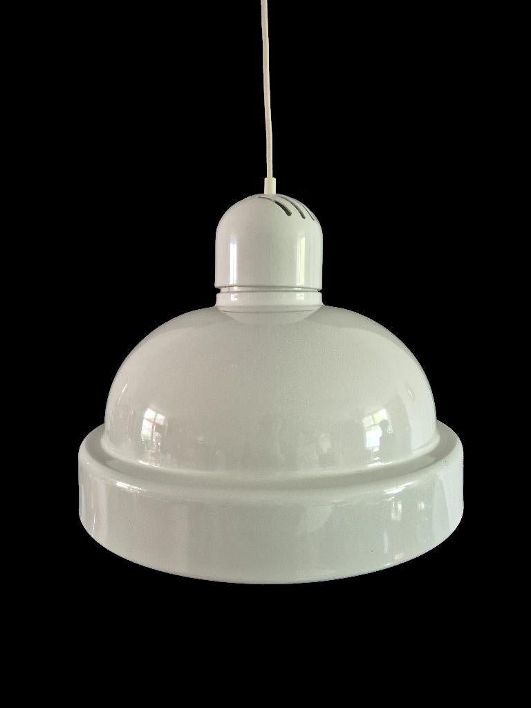 Mooie grote vintage Aneta Monica Stranding design hanglamp, Huis en Inrichting, Ophalen of Verzenden, Gebruikt, Metaal, Minder dan 50 cm