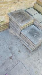 Tuintegels 50x50 cm – 18 stuks – Grijs – 4,5 m², Ophalen, Gebruikt, Minder dan 5 m², Beton