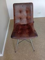 Eetkamerstoelen (5) Henders & Hazel, Huis en Inrichting, Stoelen, Ophalen, Bruin, Leer, Zo goed als nieuw
