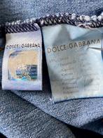 i320 Origineel Dolce & Gabbana: maat XS/S=34/36 spijkerjurk, Blauw, Ophalen of Verzenden, Gedragen, Boven de knie