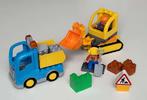 Duplo 10812 - Bouwplaats | Graafmachine & Truck, Kinderen en Baby's, Speelgoed | Duplo en Lego, Duplo, Gebruikt, Ophalen of Verzenden