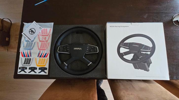Moza TSW Truck stuur 400mm, Computers en Software, Joysticks, Zo goed als nieuw, Ophalen of Verzenden