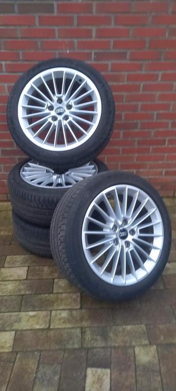 17 inch Audi A3 lichtmetalen velgen met zomerbanden  5x112 beschikbaar voor biedingen