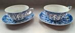 2 antieke chinees porseleinen kop en schotels., Antiek en Kunst, Antiek | Servies los, Ophalen of Verzenden
