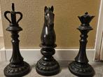 Nieuwe grote schaakstukken decoratie / schaken, Ophalen of Verzenden, Nieuw