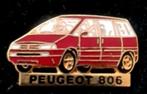 Peugeot 806 pin- rood emaille, Verzenden, Nieuw, Transport, Speldje of Pin
