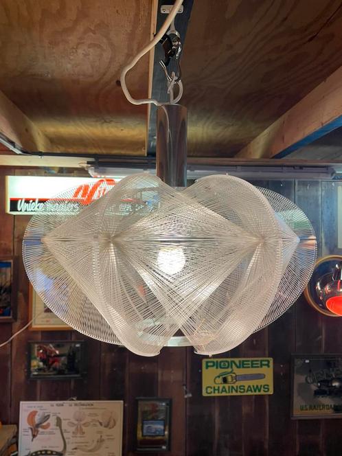 Vintage jaren 60/70 Paul secon design hanglamp, Huis en Inrichting, Lampen | Hanglampen, Zo goed als nieuw, Minder dan 50 cm, Overige materialen