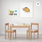 Ikea kindertafel met twee stoeltjes, Kinderen en Baby's, Ophalen, Gebruikt, Tafel(s) en Stoel(en)