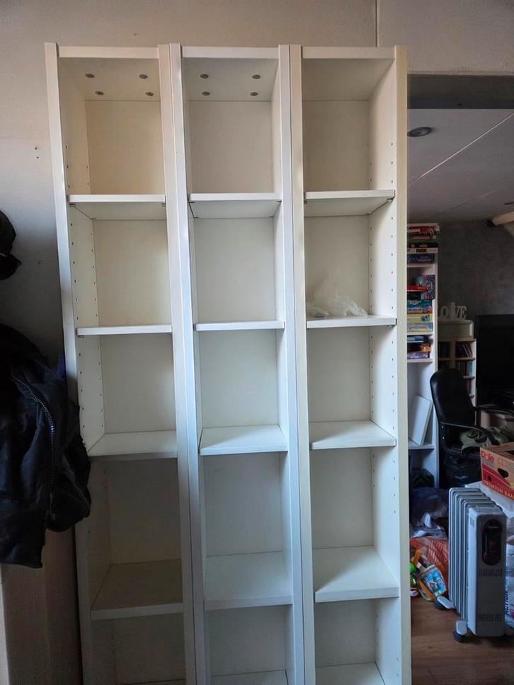 Ikea Billy DVD Kastjes, Huis en Inrichting, Kasten | Boekenkasten, Zo goed als nieuw, Minder dan 50 cm, 200 cm of meer, Minder dan 25 cm