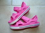 Crocs meisjes sandalen roze klittenband maat 30/31 ZGAN!, Kinderen en Baby's, Kinderkleding | Schoenen en Sokken, Overige typen