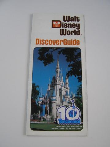 Walt Disney World Discover Guide 1981 beschikbaar voor biedingen