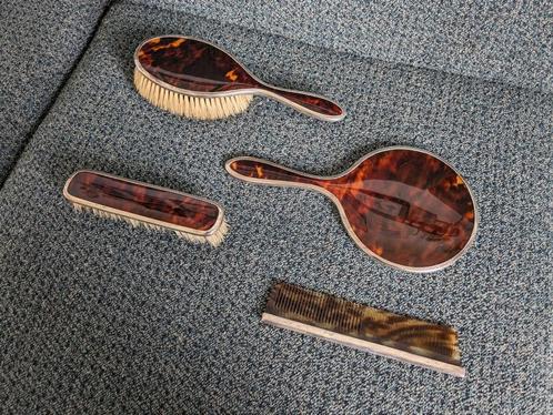 Kapset Sterling Zilver - Schildpad - 1950, Antiek en Kunst, Antiek | Goud en Zilver, Zilver, Ophalen of Verzenden