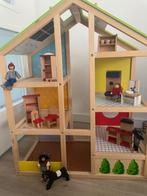 Poppenhuis met meubels, Ophalen, Gebruikt, Poppenhuis
