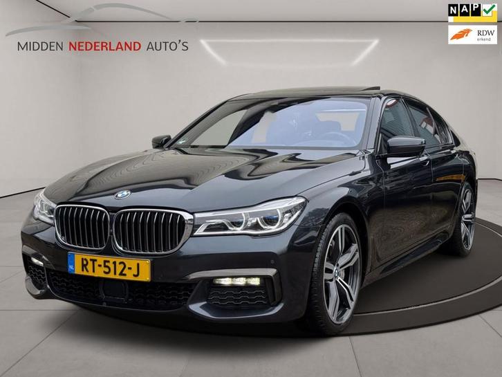 BMW 7-serie 750i High Executive * M-PAKKET * REAR ENTERTAINM, Auto's, BMW, Bedrijf, Te koop, 7-Serie, 360° camera, ABS, Achteruitrijcamera