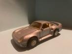 Porsche 959 Toy Car Mc Toy 1:36 Scale Diecast Silver, Hobby en Vrije tijd, Modelauto's | 1:43, Ophalen of Verzenden, Zo goed als nieuw