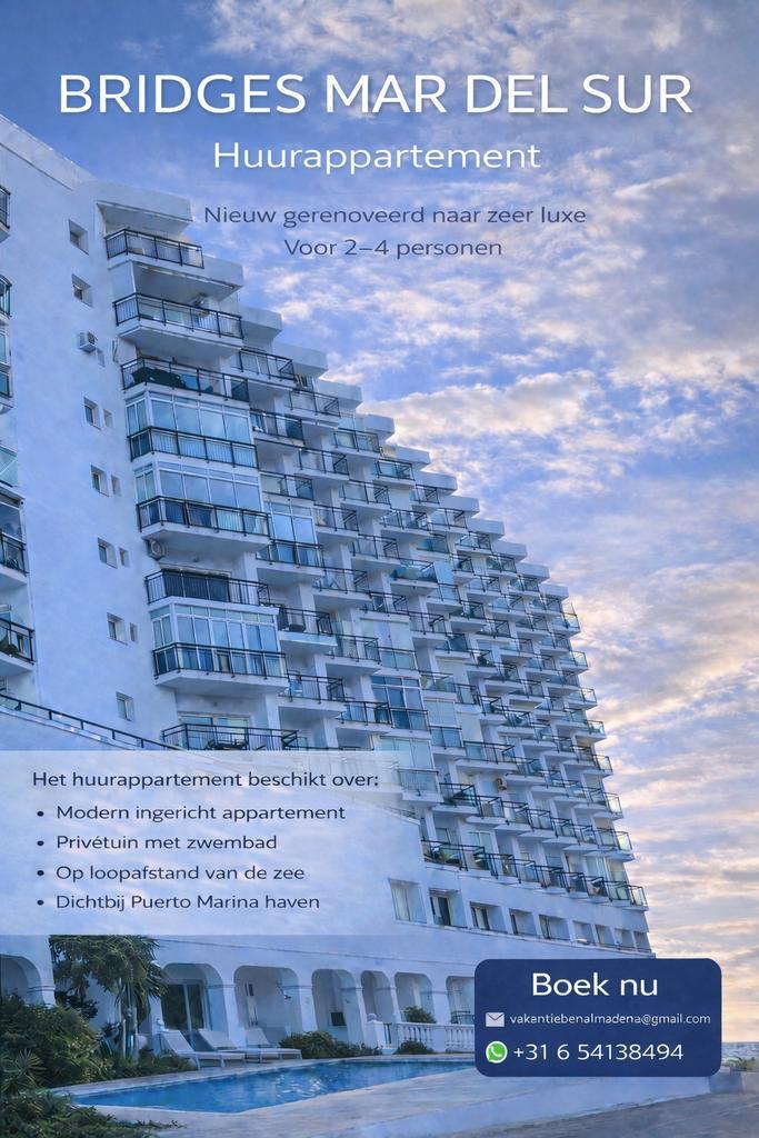 Te huur in benalmadena /La carihuela malaga costa del sol, Vakantie, Vakantiehuizen | Spanje, Costa del Sol, Appartement, Stad