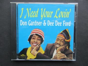 CD Don Gardner & Dee Dee Ford ‎– I Need Your Lovin' 