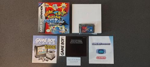 Pokemon Pinball Ruby & Sapphire in doosje, Spelcomputers en Games, Games | Nintendo Game Boy, Zo goed als nieuw, 1 speler, Vanaf 3 jaar